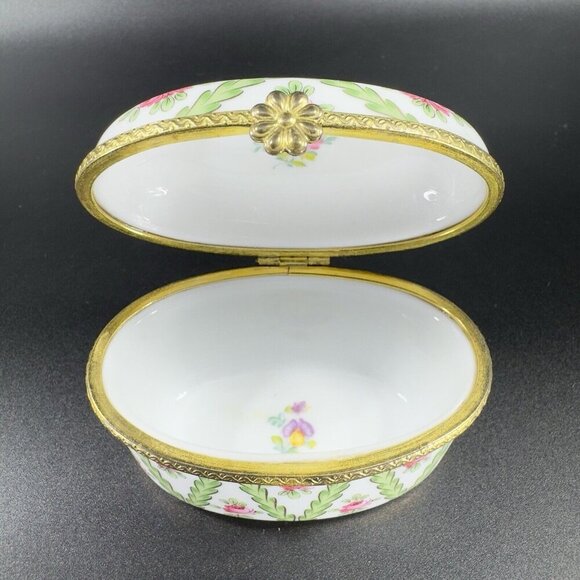 Vintage Rudolf Kammer Porcelain Trinket Dish Jewelry Holder Made in Germany VTG - Picture 7 of 11
